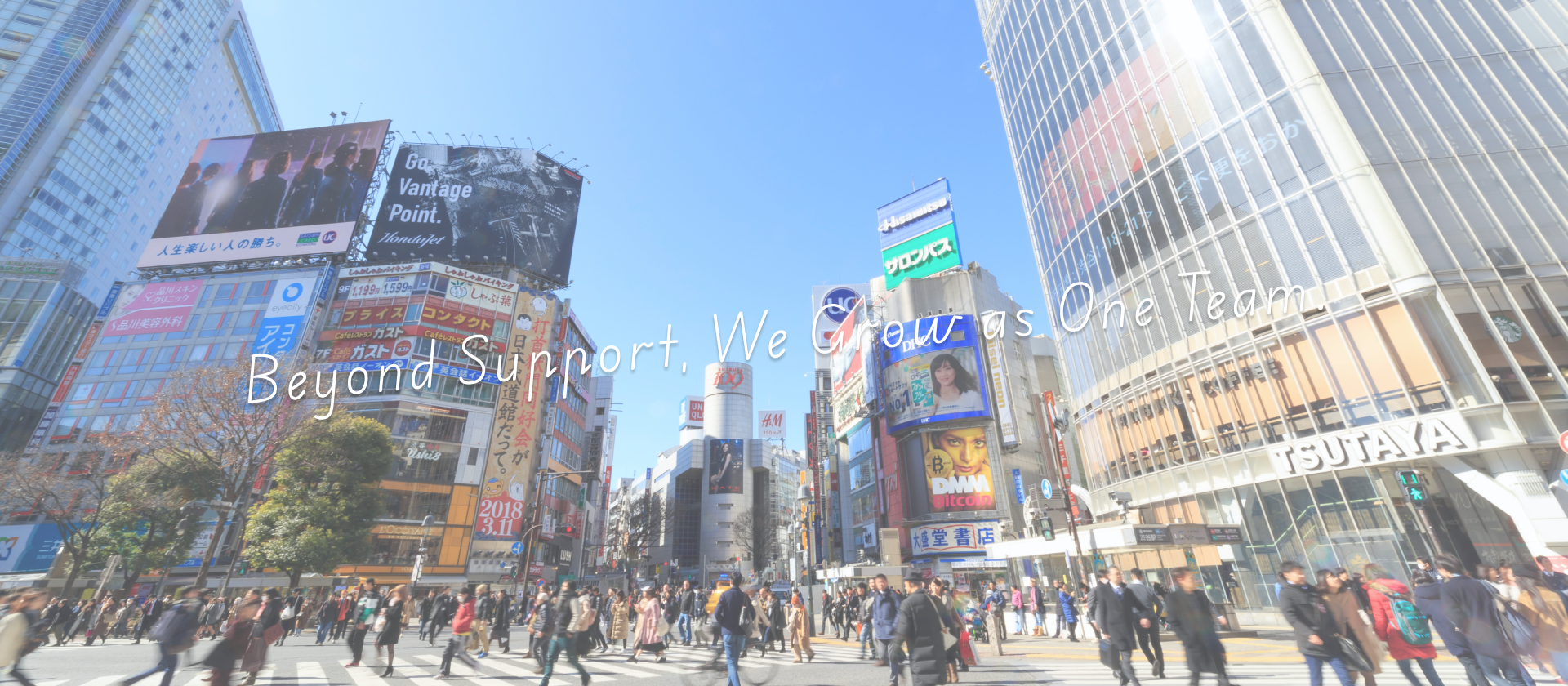 Beyond Support, We Grow as One Team.